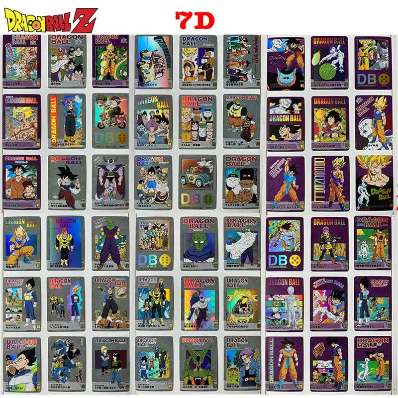 Anime Dragon Ball DIY ACG Tabletop Battle Game Laser Cards Android 18 Piccolo Toys for boys Collectible Cards Birthday Present