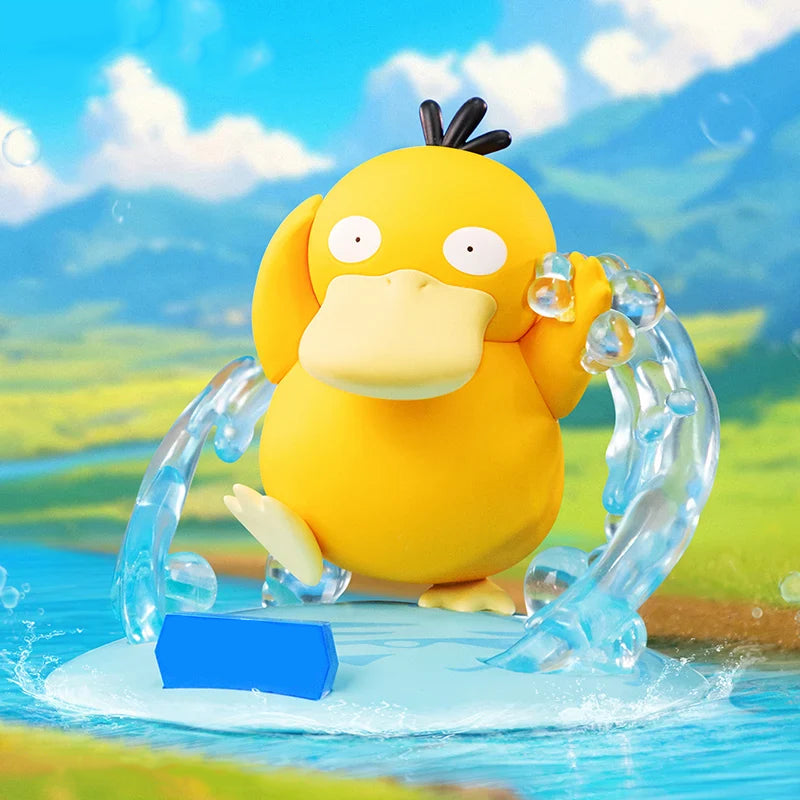 FUNISM Pokemon Action Figures Weezing Sirfetch'd Figurine Psyduck Pichu Anime Model Pocket Monster Toys Gift