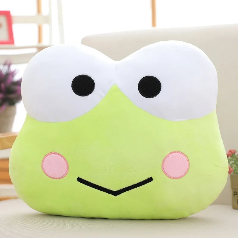 Sanrio Hello Kitty My Melody Pompom Purin Keroppi Kawaii Plush Toy Cartoon Animals Doll Room Decor Anime Pillow Cushion Peluche