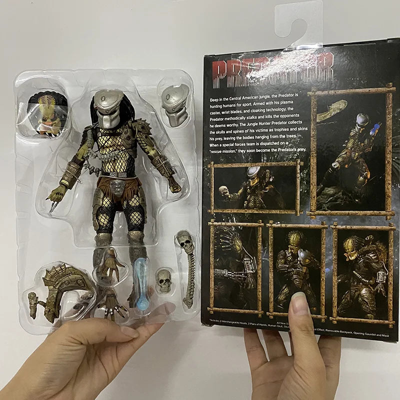 NECA Alien Jungle Hunter Predator Action Figure Model Toy Bookshelf Brinquedos Collection Doll