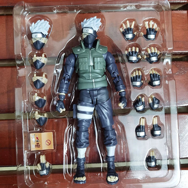 Shf Naruto Hatake Kakashi Action Figure PVC Collection Anime Naruto Shippuden Namikaze Minato Figurine Movable Model Toys Gifts