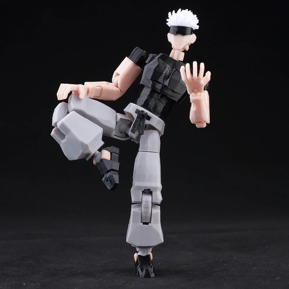 VIP-Dropshipping 9L3D Printed Anime Characters Lucky Dummy 13 Action Figures Multi-Jointed Movable Shapeshift Mannequin Toys