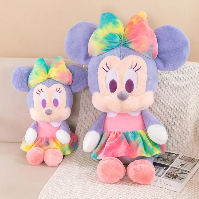 Disney Plush Stuffed Doll Cute Mickey Minnie Kawaii Children's Gift Soft Pillow Girl Birthday Gift Room Decoration