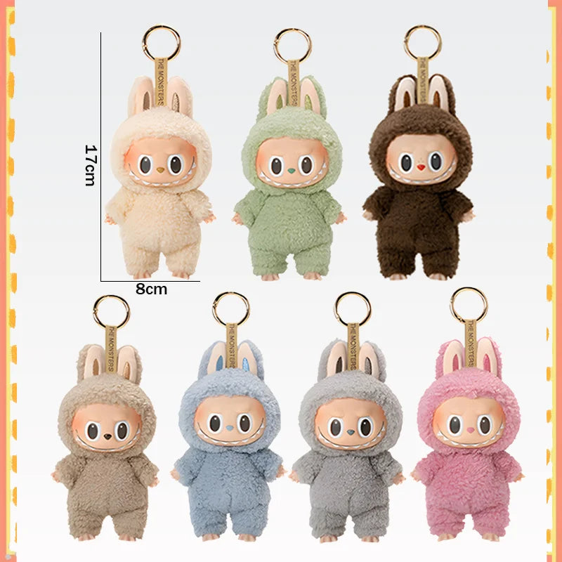 Labubu The Monster Vinyl Face Doll Heart Moving Macaron Doll Blind Box Blind Bag Figure Guessing Bag China High Quality Replica