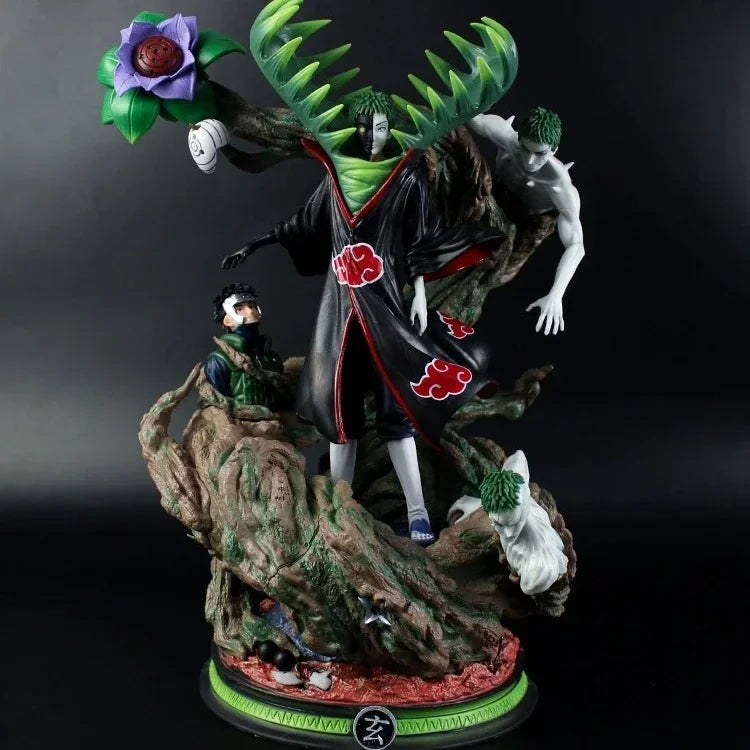 38cm NARUTO Animation Peripherals Akatsuki Zetsu Yamato Black Zetsu White Zetsu Large Pvc Statue Ornaments Collections Model Toy