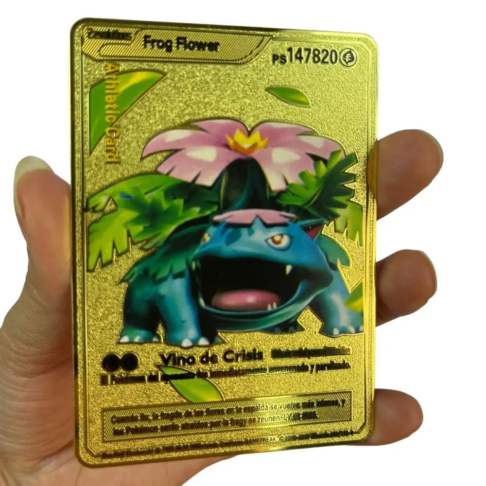 2024 New Spanish Pok é mon Cards Metal Pokemon Letters Spanish Pokemon Iron Cards Mewtwo Pikachu Gx Charizard Vmax Cartas Pok é