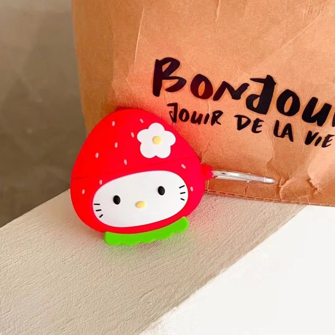 For Airpods 4 Earphone Silicone Case For Airpods Pro2 Protective Cartoon Cover For Air pod 1 2 3rd airpods4 Bags