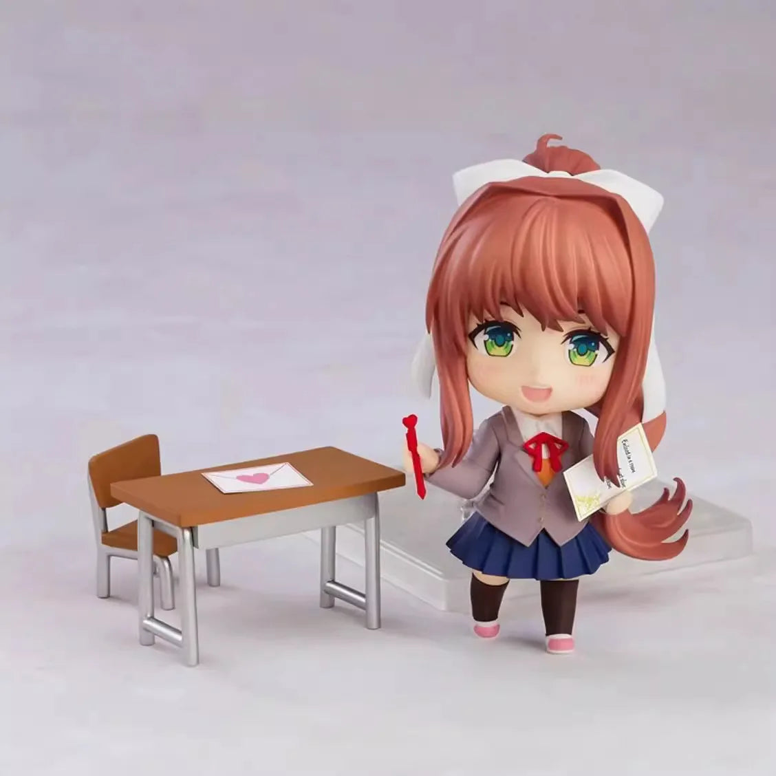 10cm Doki Doki Literature Club Monika 1817# 1817 Action figure toys collection doll Christmas gift with box