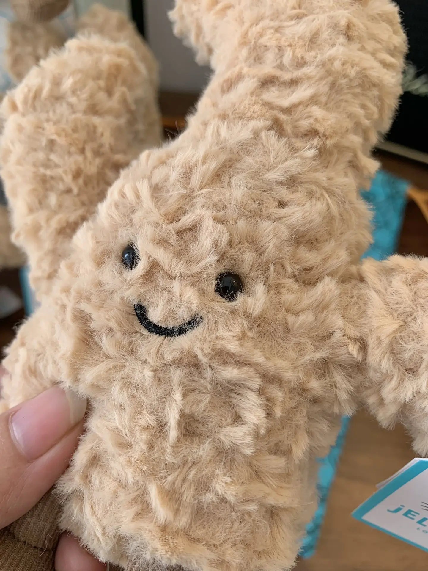Apricot Lamb 18cm Ginger Plush Doll Cute Food Appease Doll Home Bedroom Ornaments Cat And Dog Interactive Toy Gift Jelly