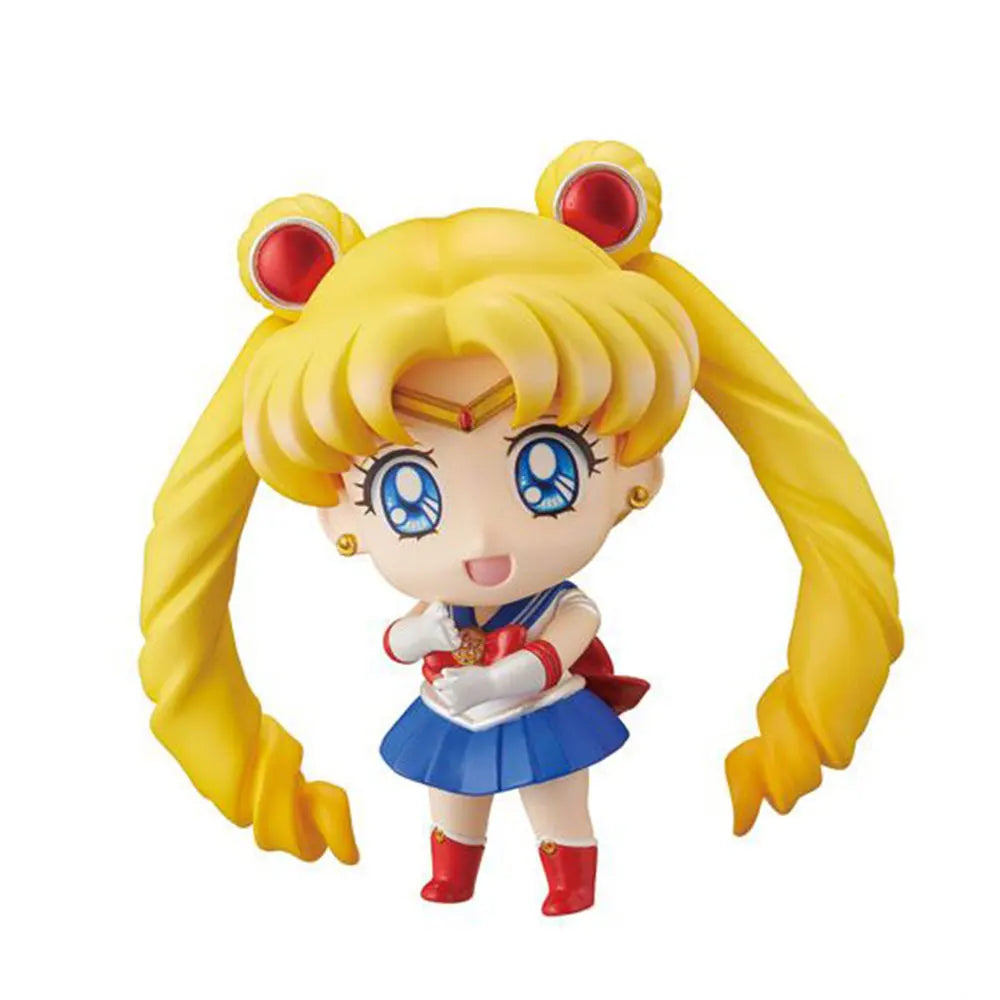 10CM Anime 5 Styles of Sailor Moon Figure Standing Posture Anime Model Toys Gift Doll Collection Decoration PVC