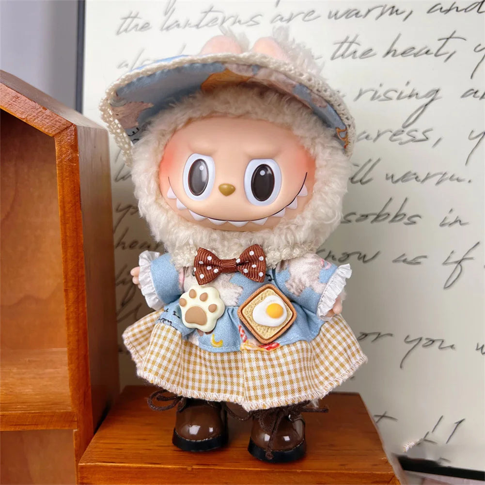 For 17cm Labubu Set High-Quality Clothes Set Multiple Styles Doll Accessories Labubu Clothes