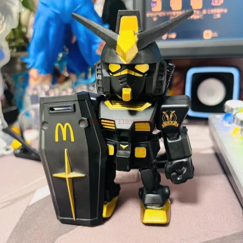 Gaogao Hello Kitty Rx-78-2sd Assembly Model  Anime Figures Statue Doll Collection Decorate Decor Kids Toys Gifts Doll