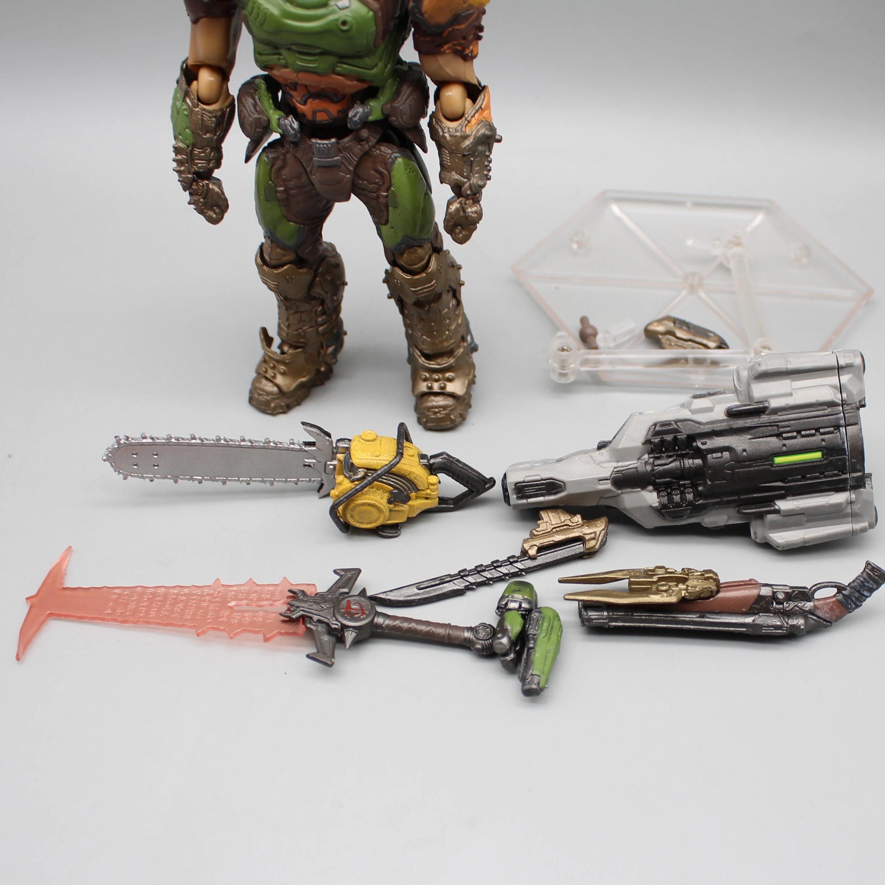 17cm Figma SP-140 Doom Slayer Eternal Action Figure Collection Model Statue Anime Destroy Warrior Doom Movable Figurine Toy Gift