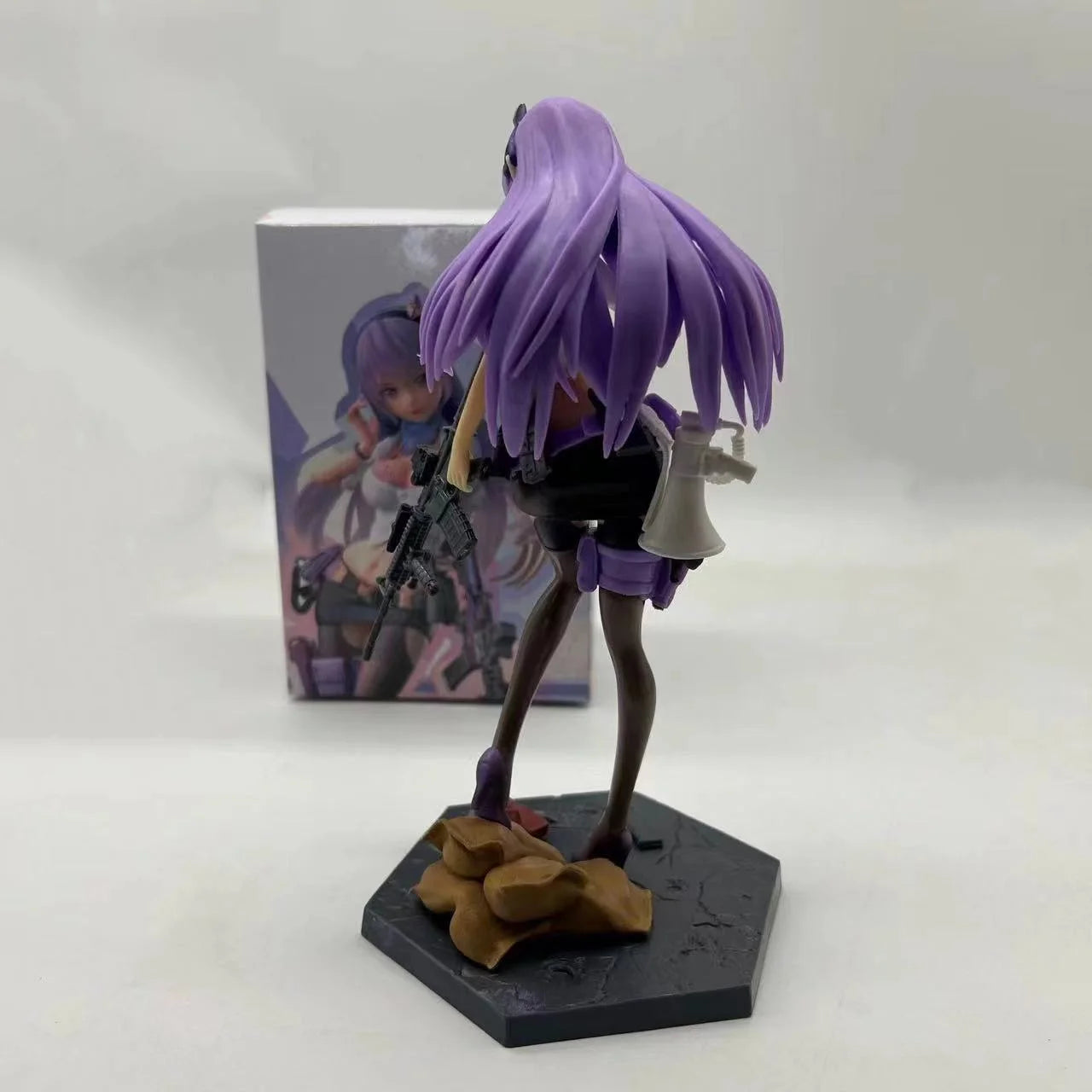 Anime After-School Battlefield Figures All-Rounder ELF Sexy Figurine Pvc Statue Model Doll Collectible Room Decoration Gift 21CM