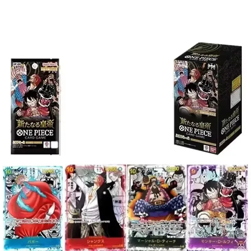 Newest Bandai Original Anime Booster Box One Piece OP09 OP10 OP11 EB02 Awakening of The New Era Tcg Collection Card Toy Gift