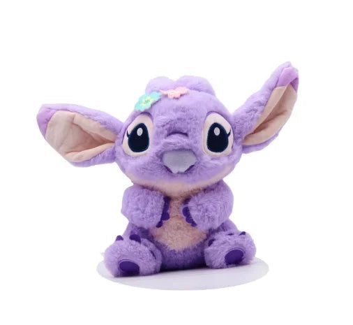22cm Kawaii Disney Stitch Plush Toys Cartoon Anime Angel Soft Stuffed Doll Home Decor Plushie Toy Girl Birthday Gift