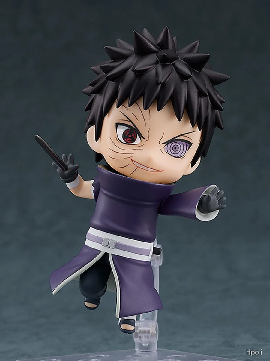 10cm #2120 Uchiha Obito Action Figure Naruto Anime Figure Ten Tail Jinchuriki Obito Figurine PVC Collection Model Doll Toys Gift