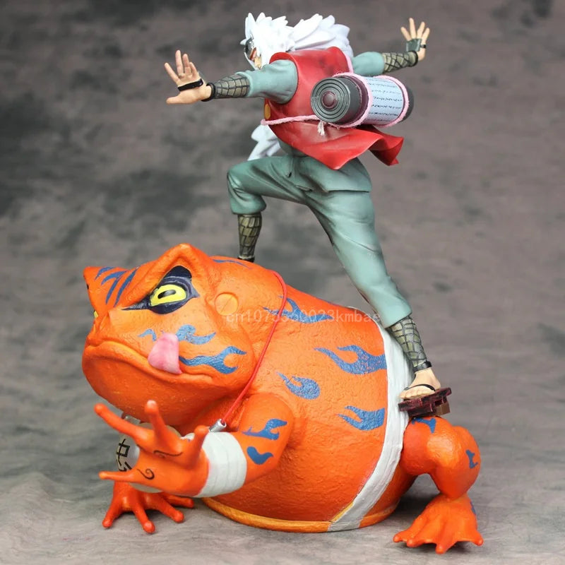 Jiraiya Figure Manga Naruto Gama-Bunta Action Figurine 23cm PVC Model Decoration Collectible Desktop Children GK Toys Gifts