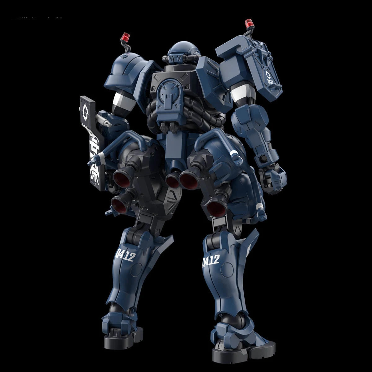 Bandai HG Mobile suit Gundam GQuuuuuuX Genuine MS-06-SSP Military Police Zaragu Assembled Figure Collectible Model Gift