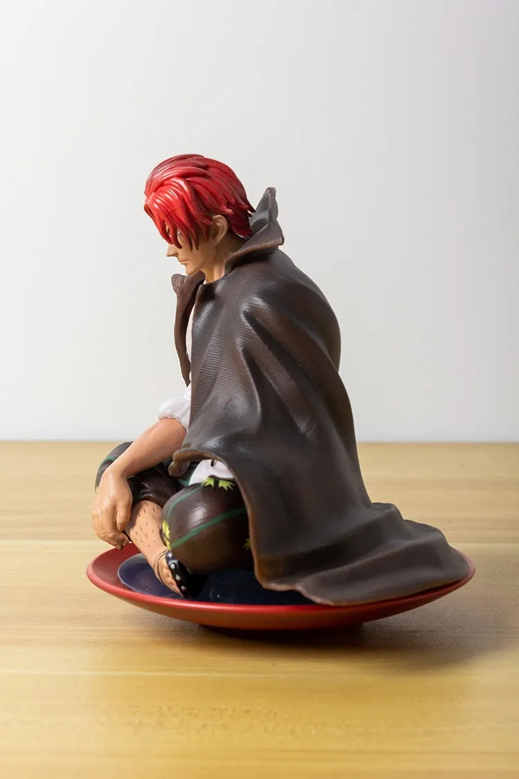 17cm One Piece Shanks Anime Figures Film Red Yonko Red Hair Shanks Action Figure PVC Statue Figurine Model Decoration Doll Toys