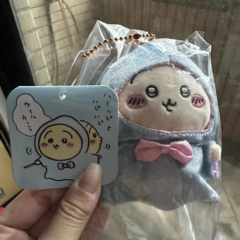 Cartoon Anime Chiikawa Plush Keychain Kawaii Cute Usagi Hachiware Cartoon Doll Pendant Accessories Bag Accessories Girls Gift