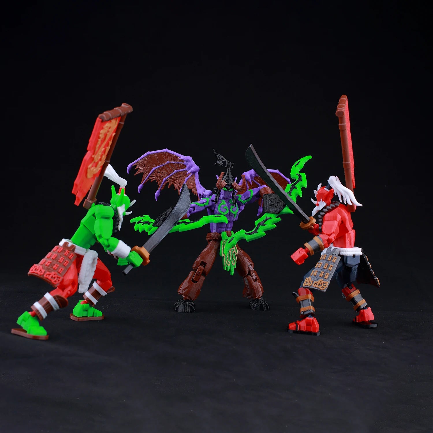 VIP-Dropshipping 9L3D Printed Anime Characters Lucky Dummy 13 Action Figures Multi-Jointed Movable Shapeshift Mannequin Toys