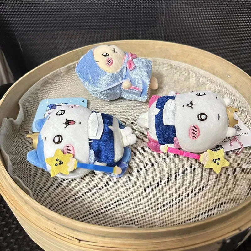 Cartoon Anime Chiikawa Plush Keychain Kawaii Cute Usagi Hachiware Cartoon Doll Pendant Accessories Bag Accessories Girls Gift