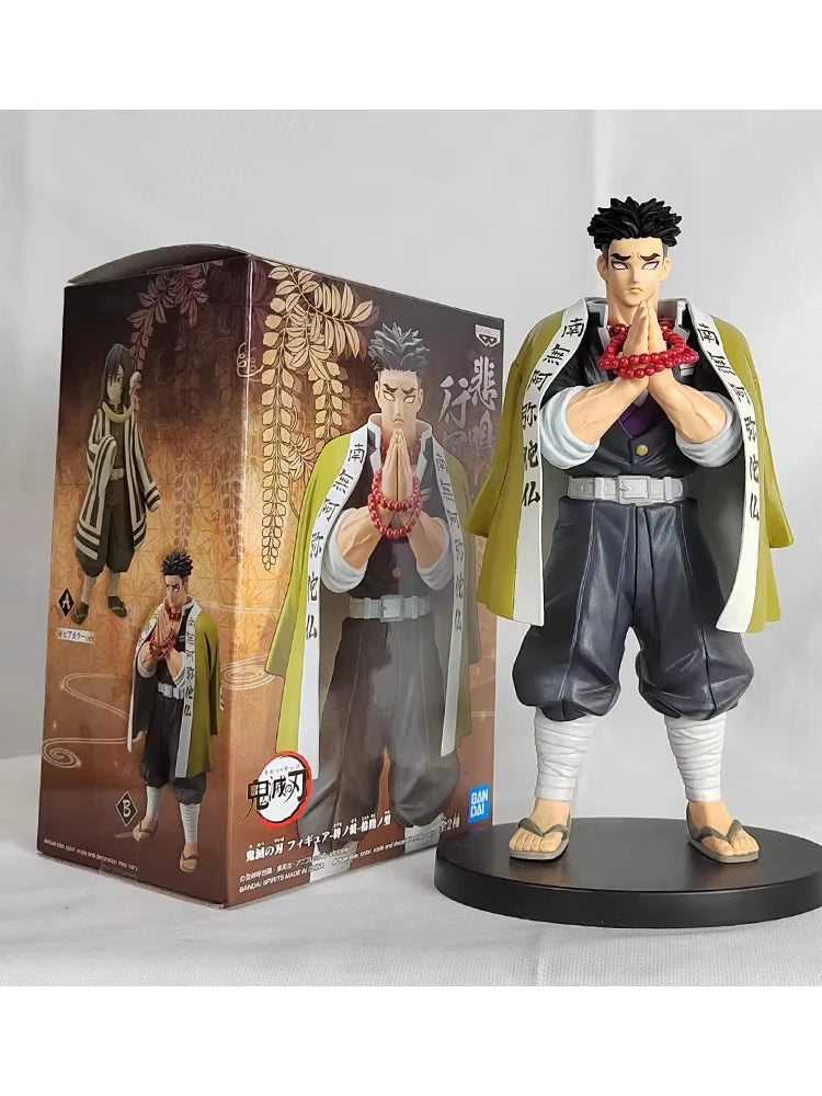 Original Bandai Banpresto Demon Slayer Himejima Gyomei Vol.17 PVC Figure Model Collector Figurine Desktop Ornament Toy Gift