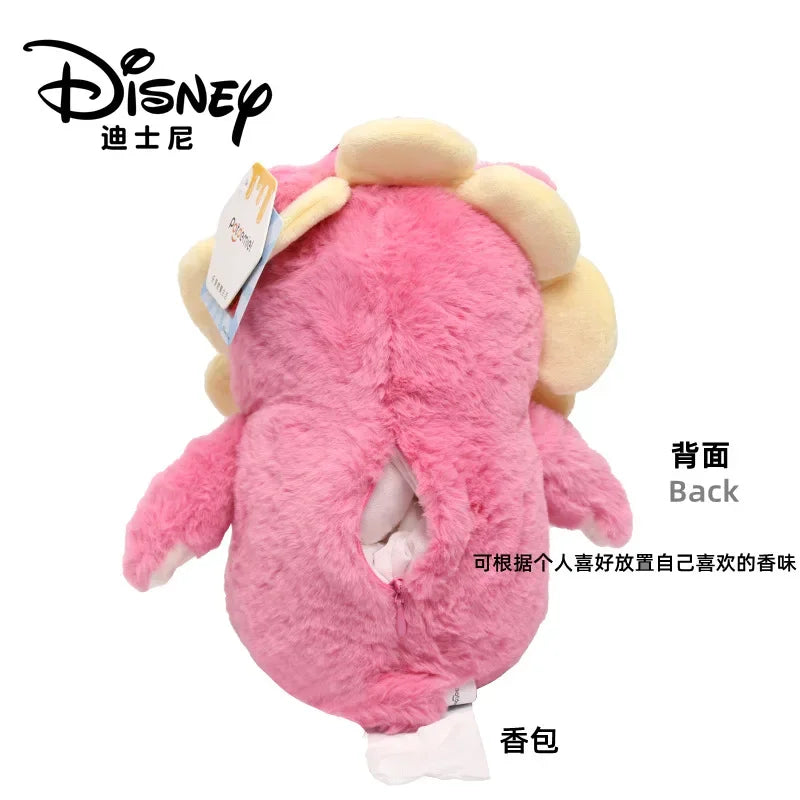 Disney Toy Story 4 Lotso Kawaii Strawberry Bear Stuffed Toys Pink Sakura Winnie Bear Key Pendant Plush Children Birthday Gift