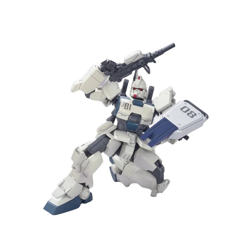 Bandai Original GUNDAM Anime Model HGUC Series 1/144 RX-79[G] Ez-8 GUNDAM Ez8 Action Figure Assembly Model Toys Gifts for Kids