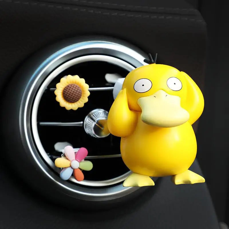 Anime Pokemon Cartoon Pikachu Psyduck Action Figures Car Air Outlet Perfume Clip Decor Auto Air Freshener Interior Accessories