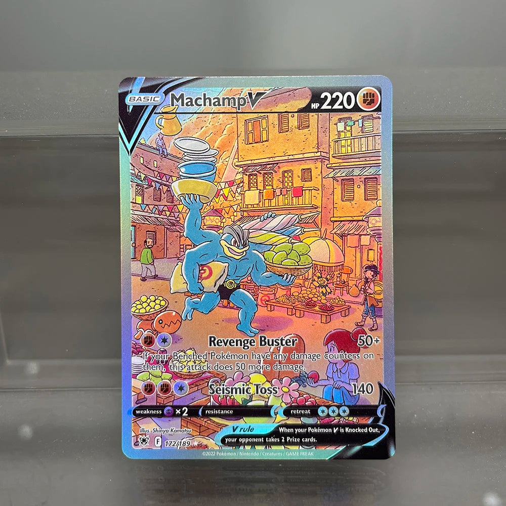 Pokémon Holographic Single Cards Lilligant Leafeon Dragonite Machamp Foil Game Collection Cards PTCG Proxy Cards Kids Toys
