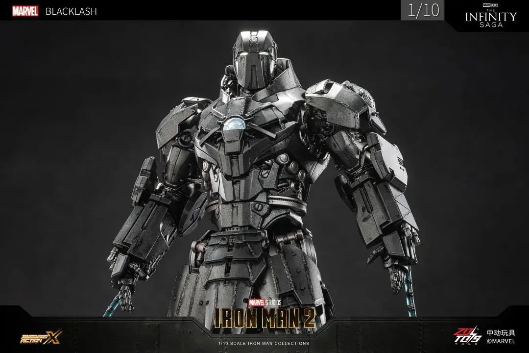 ZD Toys Iron Man Series Blacklash Figures 1/10 MK33 MK39 MK17 MK21Action Figurines Movie Statue Model Adult Collect Gift
