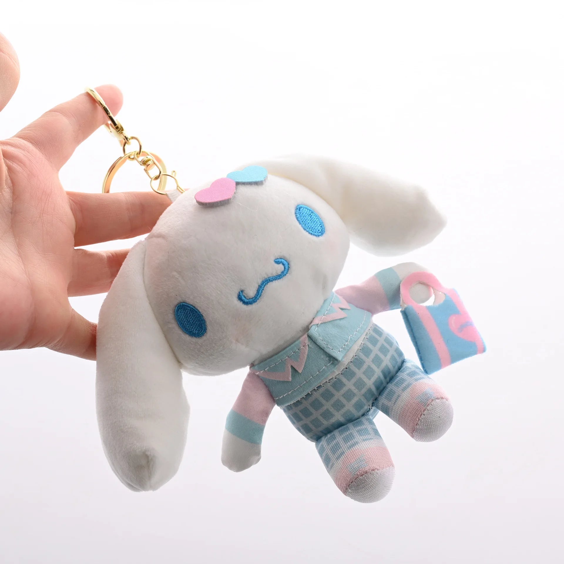 Sanrio Yugui Dog Kulomi Plush Toy Keychain Pendant Cartoon Cute Hello Kitty Plush Toy Bag Pendant Gift for Girlfriend Birthday