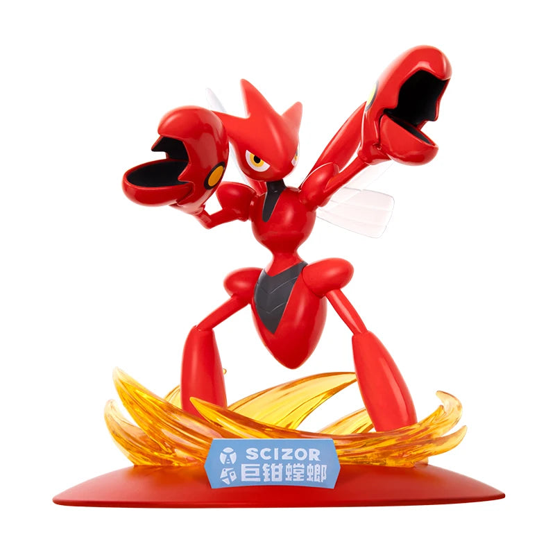 Funism Pokemon Action Figures Scyther Scizor Exquisite Anime Game Figure Collectible Cartoon Model Ornament Toy Gift