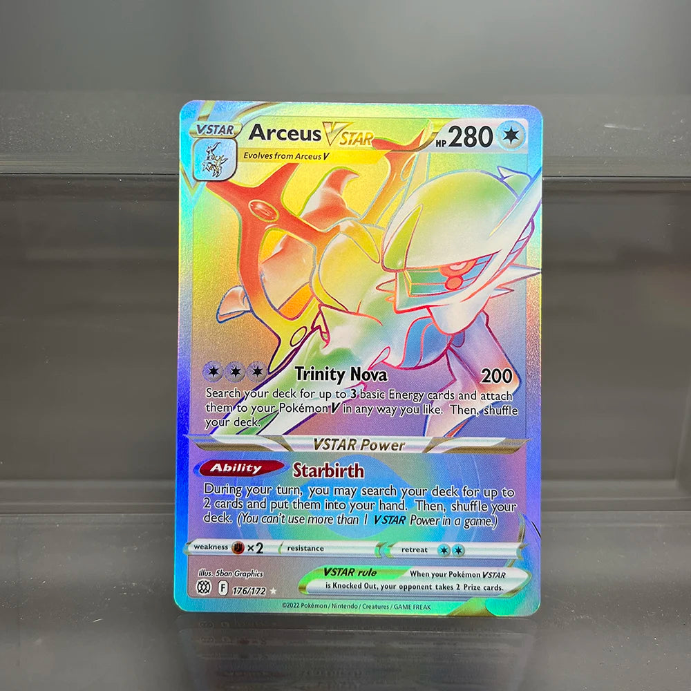 Pokémon Holographic Single Cards Lilligant Leafeon Dragonite Machamp Foil Game Collection Cards PTCG Proxy Cards Kids Toys