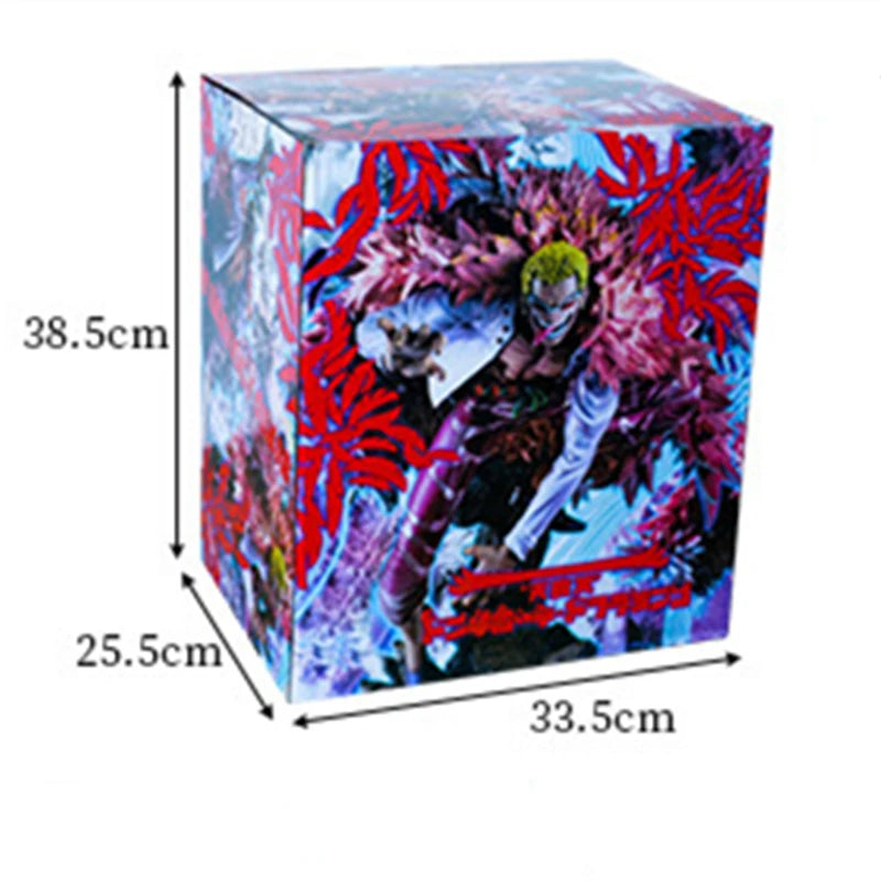 Anime One Piece Dressrosa Donquixote Doflamingo GK PVC Action Figure Game Statue Collectible Model Kids Toys Doll Gifts 32CM