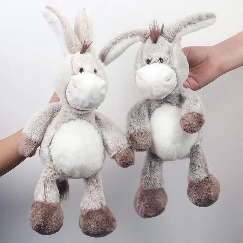 32cm Soft Plush Donkey Toys–Cuddly Donkeys for Boys, Girls & Babies–Fluffy Stuffed Animal for Cuddling Playing Plush Toys Decor