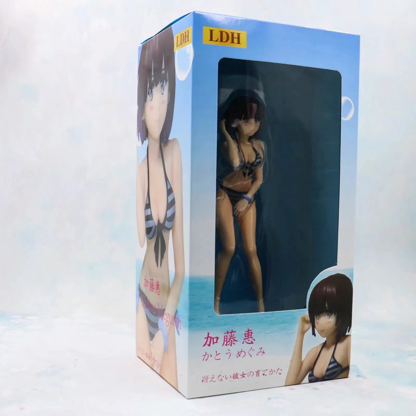 19CM Anime Megumi Kato Swimsuit Ver Figure Saekano How To Raise A Boring Girlfriend Pajamas Figure Action Figures Model Toys