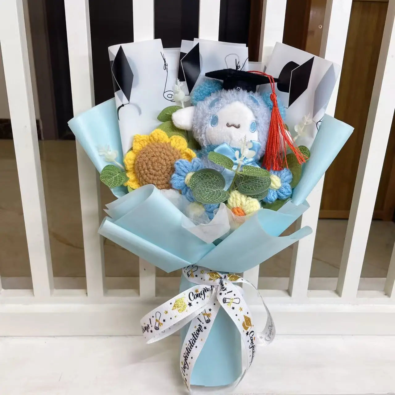 Cartoon Anime Series Plush Kids Toys Graduation Bouquet Children's Day Valentine's Day  Birthday Christmas Graduation Gifts