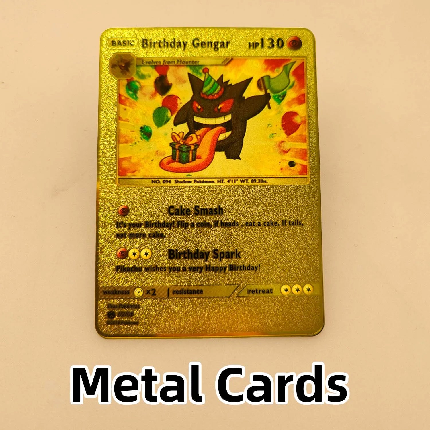 PTCG Metal Gold Cards Vstar Vmax EX GXBulbasaur Charmander Squirtle Meowth Jigglypuff Charizard Blastoise Kabutops Mewtwo
