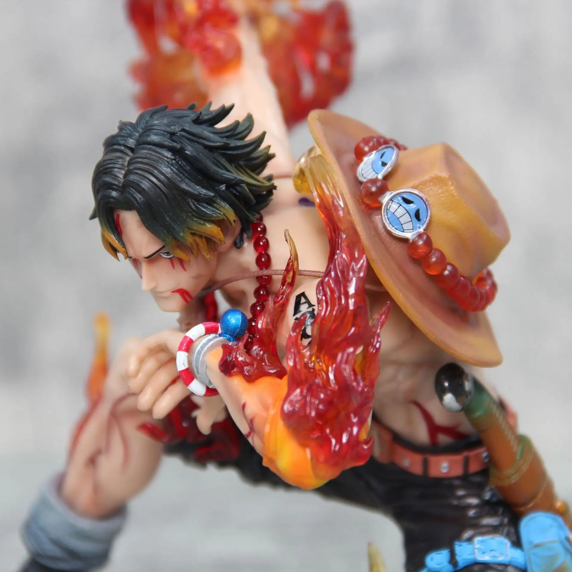 16cm One Piece Anime Ace Figure Action Figurine The Top War Portgas D Ace Action Figure Model Statue Model Collection Toys Gift