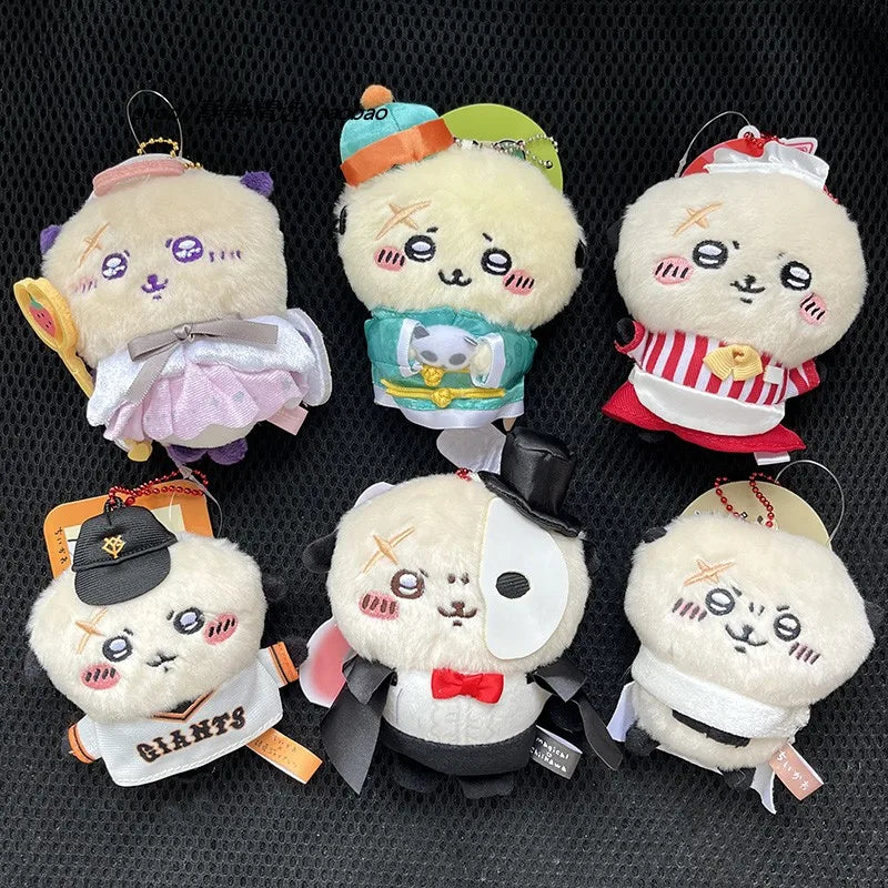 Cute Otter Lion Collection Chiikawa Magic Panda Angel Restaurant Rakko Kawaii Children's Gift Plush Backpack Keys, Pendant