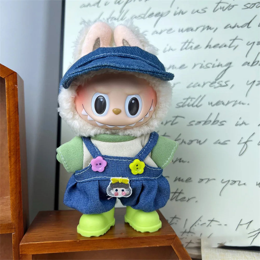 For 17cm Labubu Set High-Quality Clothes Set Multiple Styles Doll Accessories Labubu Clothes