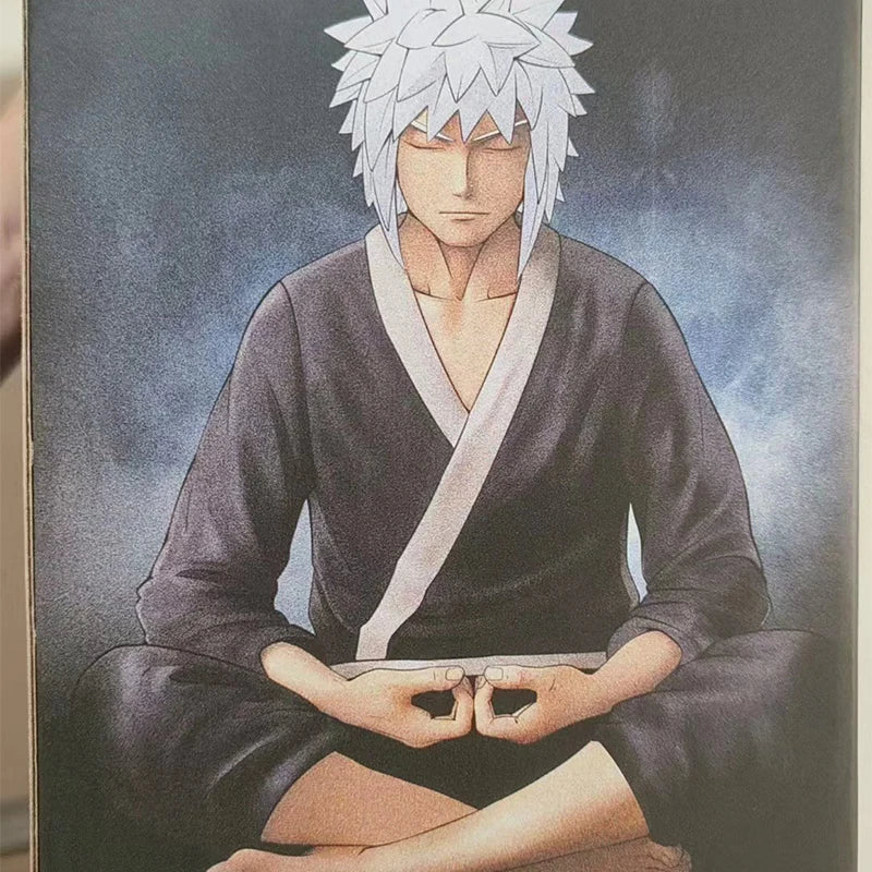 15cm Anime LF Jiraiya Figurine Naruto Action Figure GK Jiraiya Figure Sitting Statue PVC Collectible Dolls Toys for Kids Model
