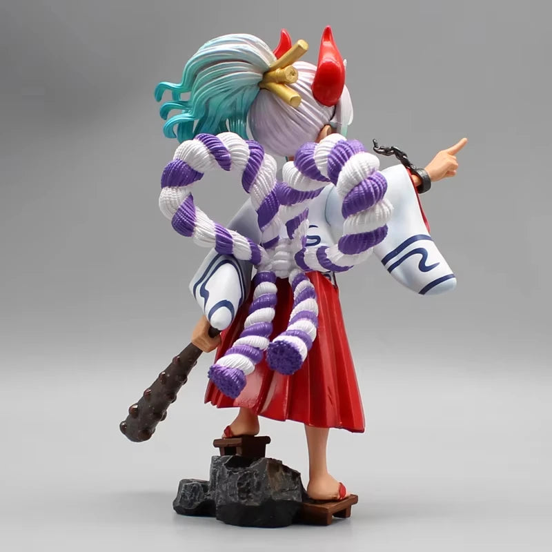 17cm One Piece Wano Yamato Anime Figure Childhood Yamato Figurine Action Model GK Statue PVC Collection Desk Decora Toys Gifts