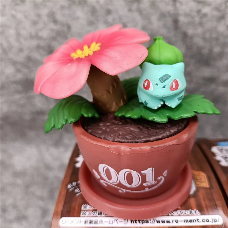Pokemon Figure Kawaii Succulent Plant Miniature Model Mystery Box Cute Anime Figurine Dolls Prop Gift
