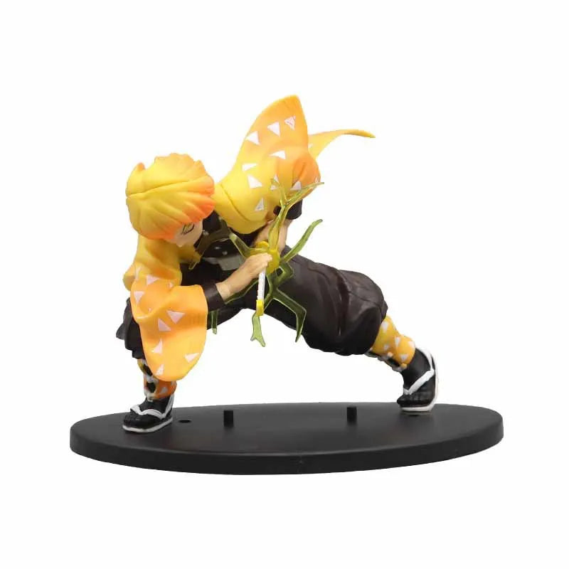 Demon Slayer Anime Figure Tanjirou Agatsuma Zenitsu Kyoujurou Anime Model  Action Figure PVC collection Toy for Kids Gift