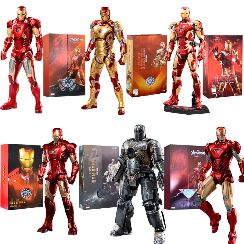 ZD Original Iron Man Legends Mk42 War Machine MK1 MK2 MK3 MK4 MK5 MK6 MK7 Spider Man Avengers Infinity War Action Figure