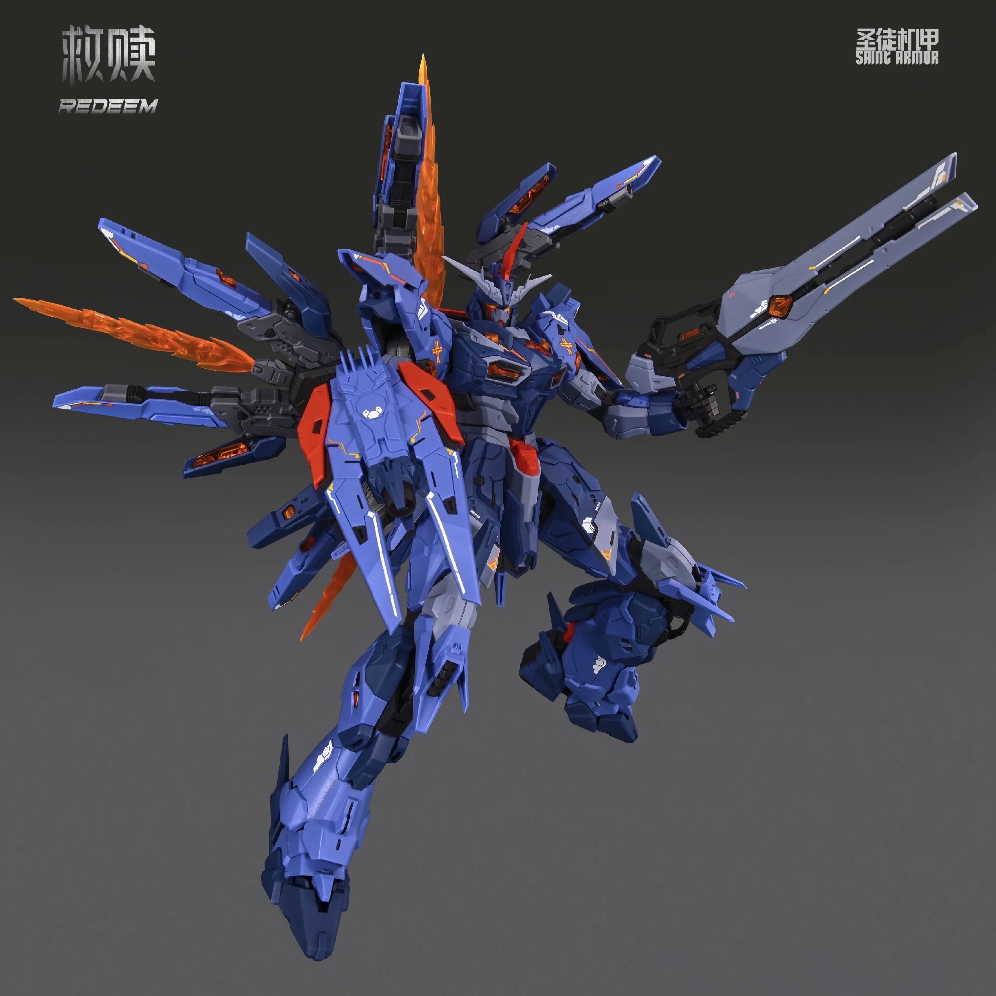 ZAOWORKSHOP MG 1/100 Saint Armor Redeem Assembly Model Kits Action Anime Figures Collection Robots Toys Gifts Mobile Suit